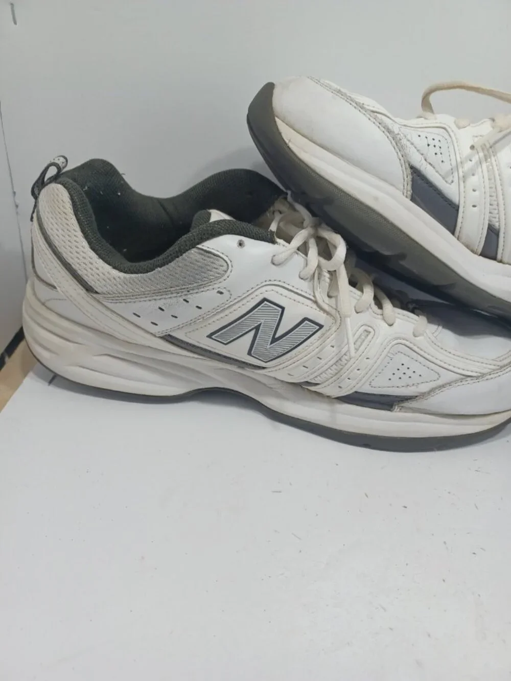 New Balance Mens 409 White Casual Shoes Sneakers Size 12 % Dad Shoes